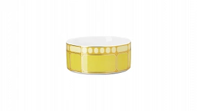 Салатник порционный Rosenthal Сваровски 14 см, фарфор, желтый