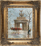 Картина "Триумфальная арка" 20*25см + багет №14
