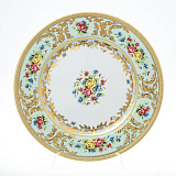 Блюдо круглое Falkenporzellan Vienna Seladon Gold 32 см