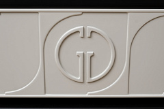 Консоль Spinola черно-серая GARDA DECOR