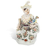 Фигурка Meissen 18см Японка с попугаем (И.-И.Кэндлер) (лим.вып.1/50, 2016)
