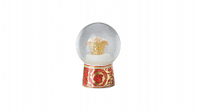 Шар снежный Rosenthal Versace Медуза Диадема красная 10,5 см