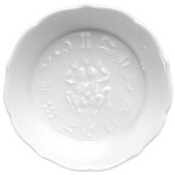 Розетка Meissen 8 см Близнецы, белая