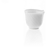 Стакан Meissen 6 см Игра волн, рельеф, белый